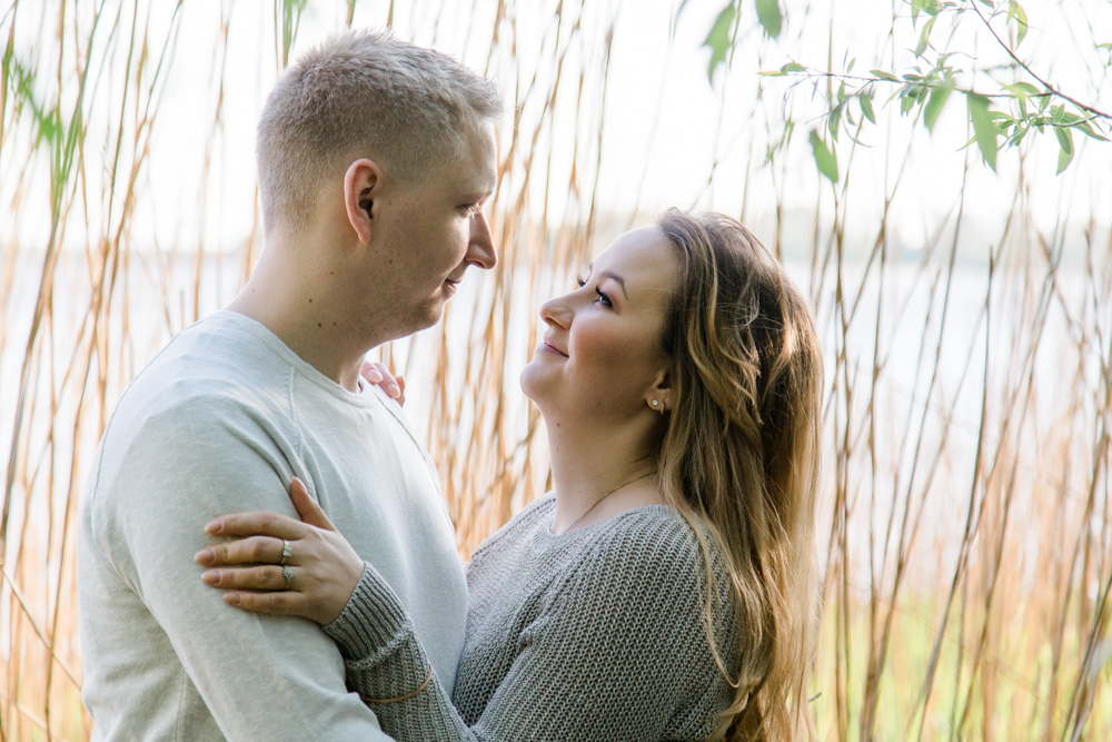 Paarshooting am Elbstrand Blankenese